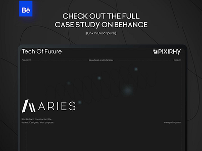 Aries Branding & UX/UI Case-Sudy art direction branding case study clean design crypto design design system grid grid system kit logo minimal landing page nft product page research study tech uxui visual design visual identity website