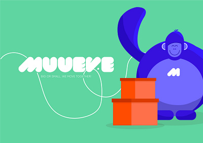 Muueve | Moving App & Branding branding graphic design logo ui