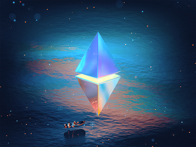 ETH100-#051 3d 3dart adventure blender eevee eth ethereum illustration nft vuesax wantline