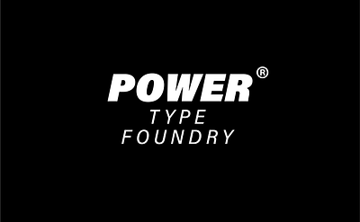 Power Type Foundry design font fonts type type design typeface typography