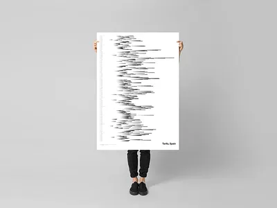 Behind Wind, Tarifa — White Version art print branding data dataviz design graphic design illustration infographics logo poster typography ui