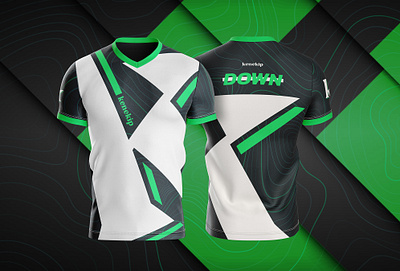 Kenekip esport gaming - Jersey branding gaming geometri geometry graphic design illustration line logo