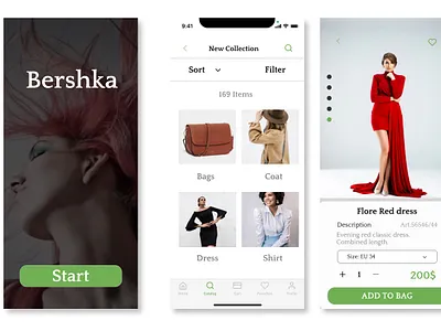 Bershka-Store redesign bershka mobile app store redesign ui ui design ui ux app