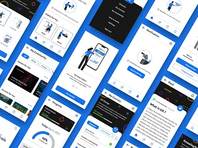 Catalyst - Case Study app branding case study design e learning habit interaction design portfolio prototype ui ux web