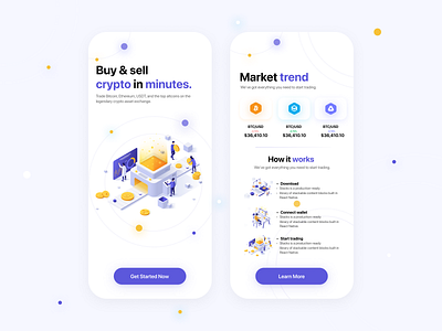 Bitcoin Wallet UI 🚀 3d animation app app design branding design designing dribbble graphic design icon illustration logo minimal motion graphics popular trending typography ui ux vector