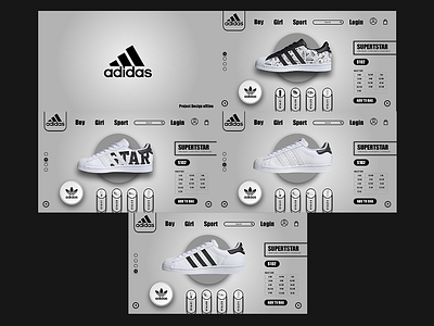 Graphic Design : adidas SUPERSTAR 3d animation app art branding clean design flat graphic design icon illustration logo minimal motion graphics typography ui ux web web design website