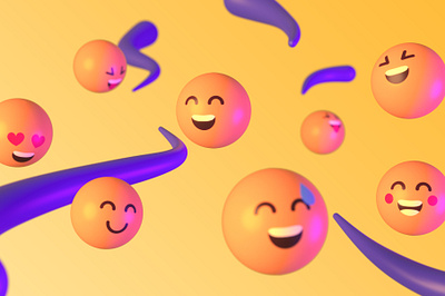 3D Emojis 3d background 3d emoji 3d emojis 3d faces 3d render emojis faces