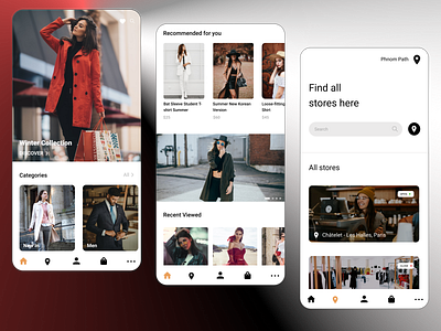 E-Shopping App UI adobexd app design figma mobile ui ux