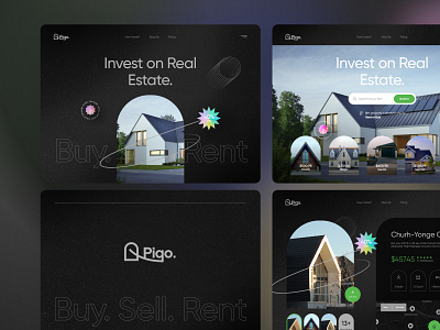 Real estate web v2🏡 branding broker dark details home rent homepage interface logo product design property property sell real estate real estate agent rental service trending ui ux visual web webflow