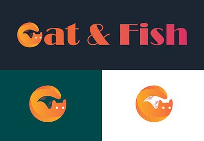 Cat & Fish Logo Design brandidentity creativedesign creativeprocess designcommunity designgoals designprocess designtrends graphicdesign icondesign logoart logoconcept logodesign logodesigner logoideas logoinspiration logoportfolio minimalistlogo modernlogo typographylogo vintagelogo