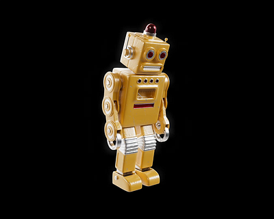 Retrobot Meltdown 3d animation character cinema4d danger graphic design led lights motion graphics redshift robot texture toy vintage