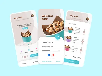 Delicious Bites – A Stunning & Intuitive Food Ordering App UI app design figma prototype ui ux web web app web design website