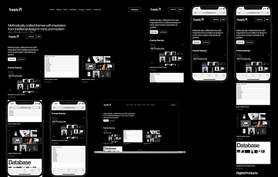 Supply Theme figma ui web