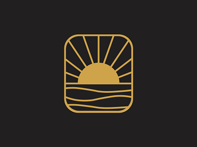 Sunset Logo branding design graphic design icon illustration logo minimalist stained glass sunset vector