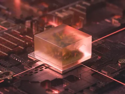 Sci-fi/tech style frames 3d abstract art direction cinema4d design digital art generative geometric glow gold illustration metal nft redshift render scifi styleframe tech