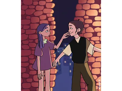 date art art entertainment artist artwork character character art date digital illustration drawing elyapie illustration illustration art romantic