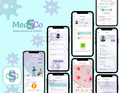 Medsco - A mobile app for Covid-19 Vaccination covid covid 19 mobile mobile app design mobile ui uiux user experience user interface
