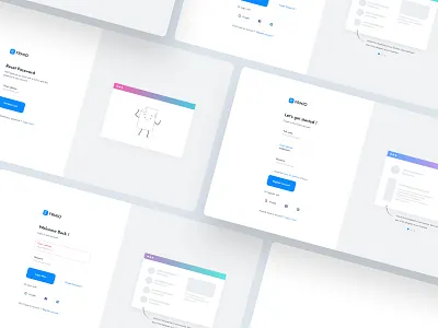 Login / Signup Form Concept V1 banner card design form forms input landing login minimal product profile registration signup template ui ux web webdesign webflow widget
