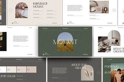 Moxant Multipurpose Template aesthetic clean colorful company corporate google slides keynote minimal minimalist modern multipurpose photography pitch deck portfolio powerpoint studio unique web design web development website