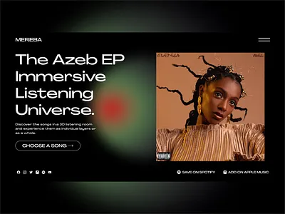 Mereba Listening Universe ui