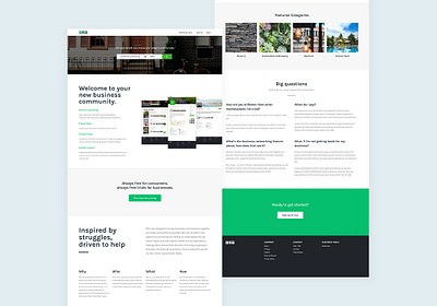 Rhiz Landing Page landing