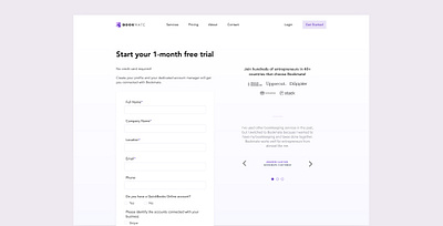 Bookmate Checkout check out form sign up trial