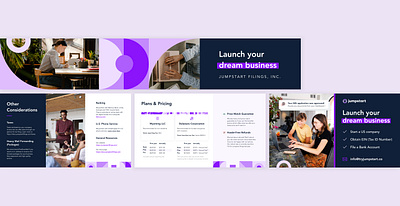 Jumpstart Filings Marketing Assets linkedin marketing marketing design