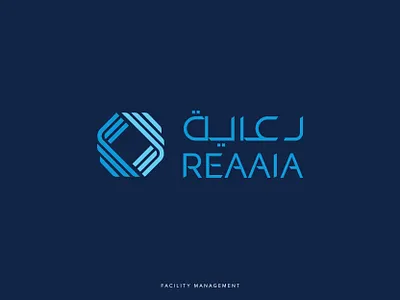 REAAIA Logo Branding arabic logo bilingual branding design icon identity illustration logo logo arab symbol ux vector