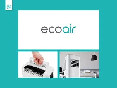 EcoAir Logo brand identity branding clean design flat graphic design logo logo design minimal modern vector