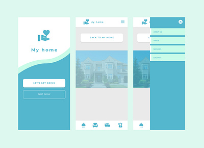 My Home App Practice design figma ui