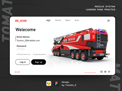 Landing Page Design Part IV branding graphic design landing page ui
