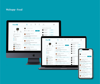Haelo design influencer marketing mobile app ui ux webapp