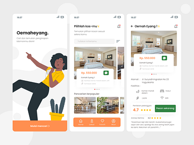 Oemaheyang. branding mobile app ui user experience user interface ux