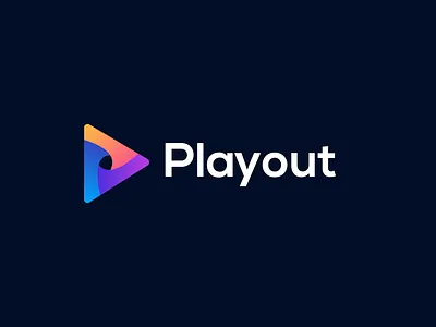 Playout Logo Design a b c d e f g h i j k l m n app logo audio creative logo entertainment icon logo logo designer logomark mark media modern logo music music logo n o p q r s t w x y z platform play logo software logo symbol video