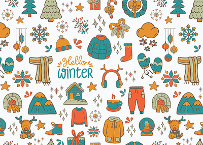 Almost Winter design icon illustration portfolio season winter
