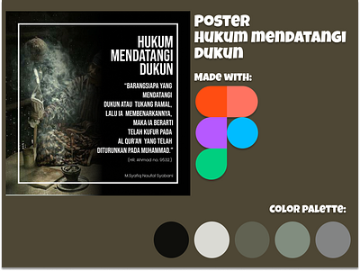 Poster hukum mendatangi dukun