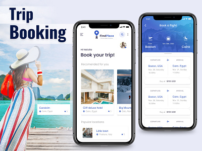 Hotel and Ticket Booking App app app design branding creative design illustration layout design logo mobile app design modern design ui ux design vector