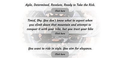 Roar Bikes - scroll down - Web Design adobe xd design ui design ux design web design