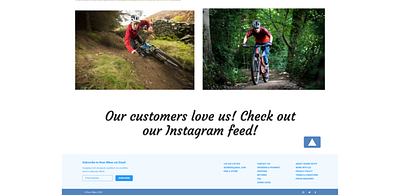 Roar Bikes - scroll down - Web Design adobe xd design ui design ux design web design