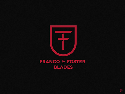 FF blades branding f ff graphic design logo logodesign shield