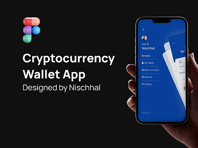 Cryptocurrency Wallet App app app concept cryptocurrency app cryptocurrency redesign design mobile app redesign mobile ui ui uidesign uiux