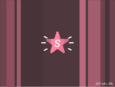 Pink Star illustration