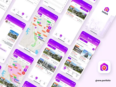 Teduh - Property / Real Estate App branding design mobile app mobile design product design property real estate ui ui design ui designer uitrends uiux user experience user interface user interface design ux ux design ux designer