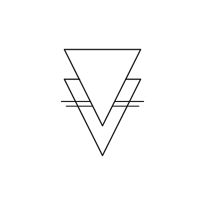 Geometric Triangle custom design geometric minimal minimalist modern tattoo triangle