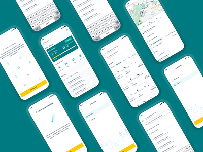 Multi- Modal Public Transport App app bus cab design metro mobile ride travel ui ux