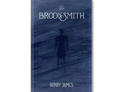 The Brooksmith by Henry James book cover design handlettering illustrated cover illustration lettering