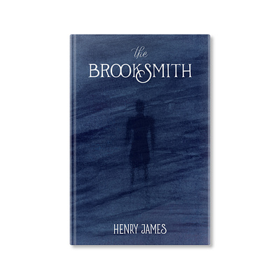 The Brooksmith by Henry James book cover design handlettering illustrated cover illustration lettering