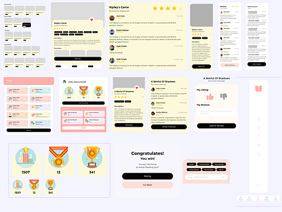 Some UI components components design system ui ui design