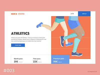Daily Ui 003 - Landing page design figma graphic design ill illustration illustrator landing landingpage ui web