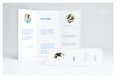 Trifold Brochure brochure business catalog clean design flat fresh graphic design illustration indesign magazine modern modern brochure motion graphics print printable simple brochure template trifold trifold brochure